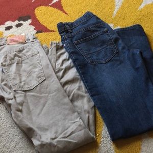 Lot of boys jeans sz 12 children’s place and Levi